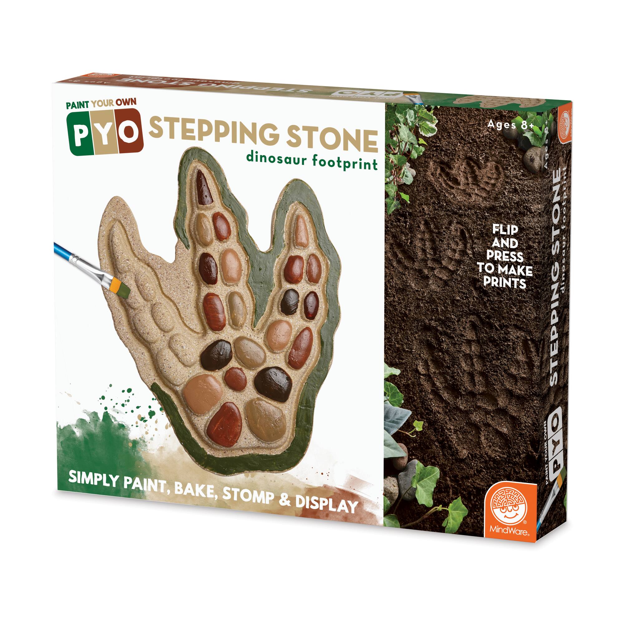 Paint Your Own Stepping Stone - Dinosaur Footprint